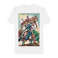 Mens Short Sleeve Avengers Graphic T-Shirt