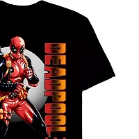 Mens Short Sleeve Deadpool Graphic T-Shirt