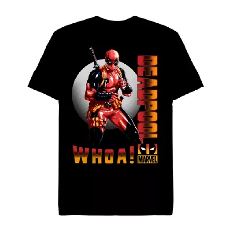 Mens Short Sleeve Deadpool Graphic T-Shirt