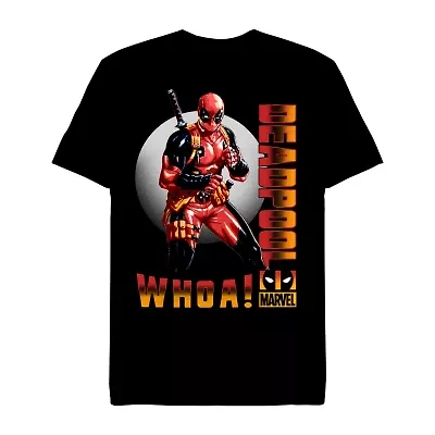Mens Short Sleeve Deadpool Graphic T-Shirt