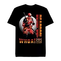Mens Short Sleeve Deadpool Graphic T-Shirt