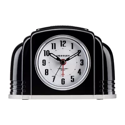 Crosley Black Vintage Alarm Clock