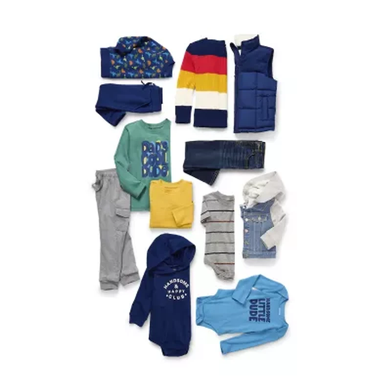 Okie Dokie Baby Unisex Lightweight Shirt Jacket