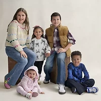 Okie Dokie Baby Girls Cuffed Regular Fit Pull-On Pant