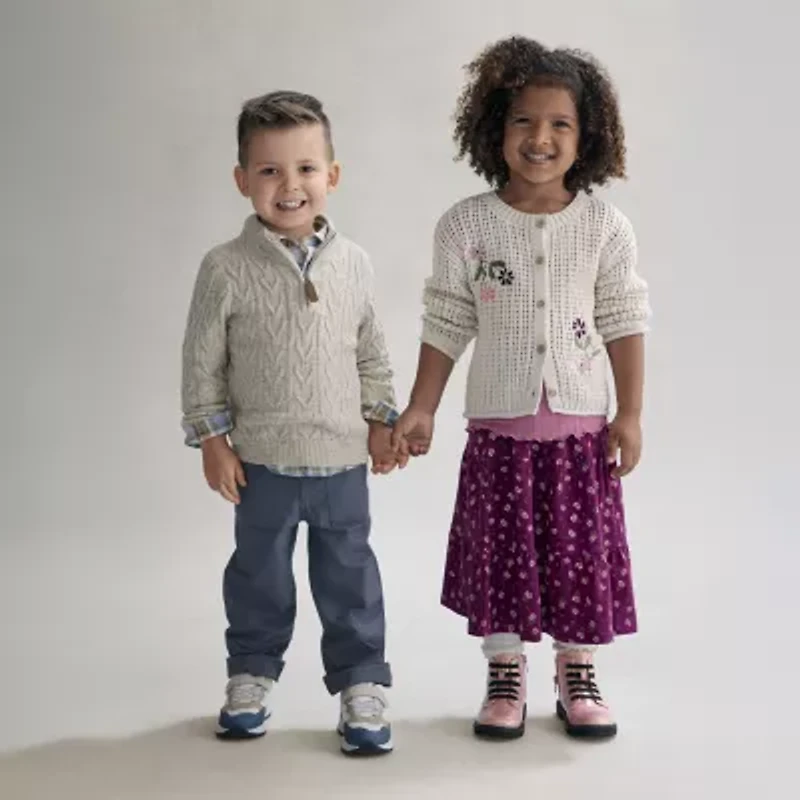 Okie Dokie Toddler & Little Boys Straight Relaxed Fit Pull-On Pant