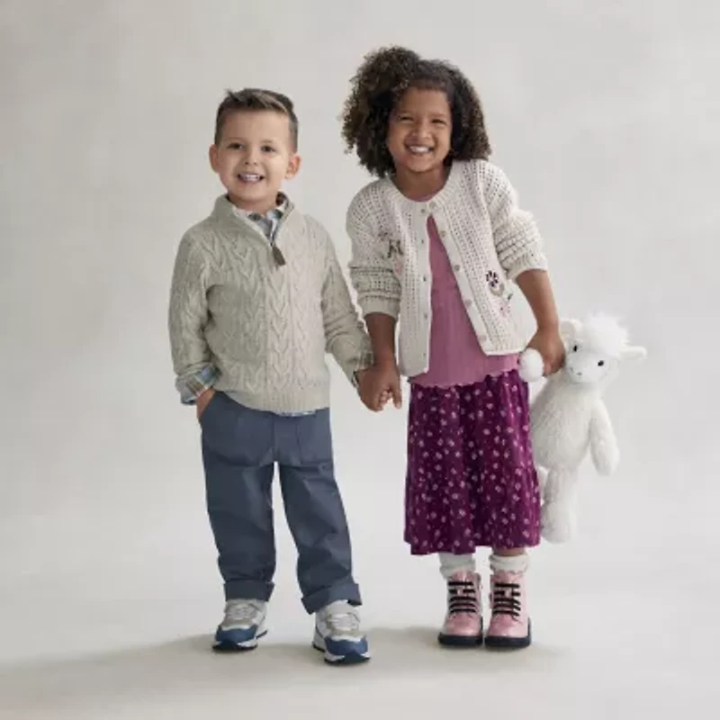 Okie Dokie Toddler & Little Boys Straight Relaxed Fit Pull-On Pant