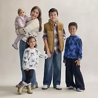 Okie Dokie Toddler & Little Girls Crew Neck Fleece Long Sleeve Sweatshirt