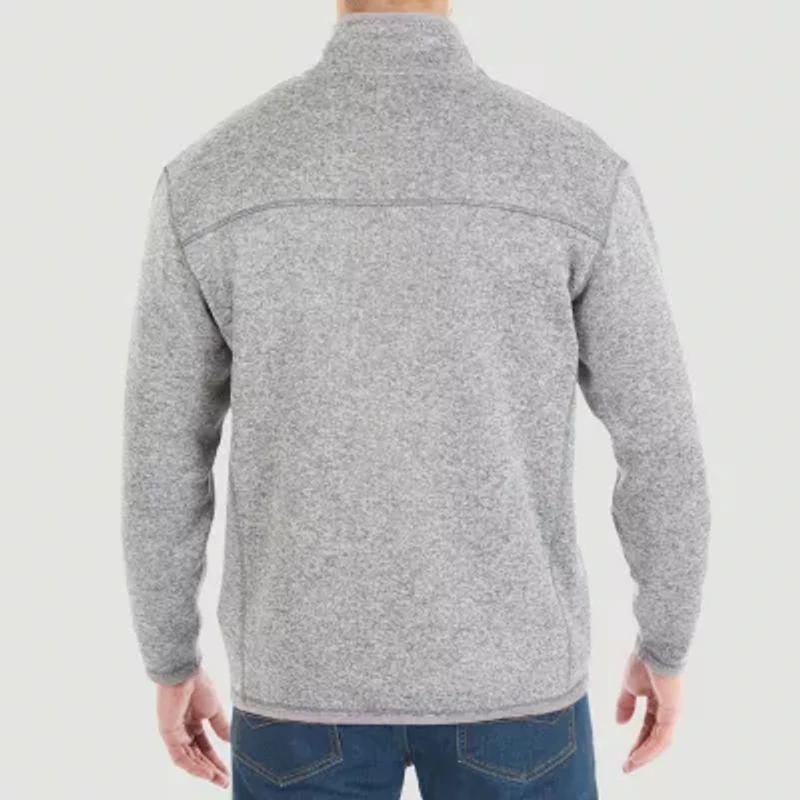 Hallstatt® Mens Mock Neck Long Sleeve Quarter-Zip Pullover