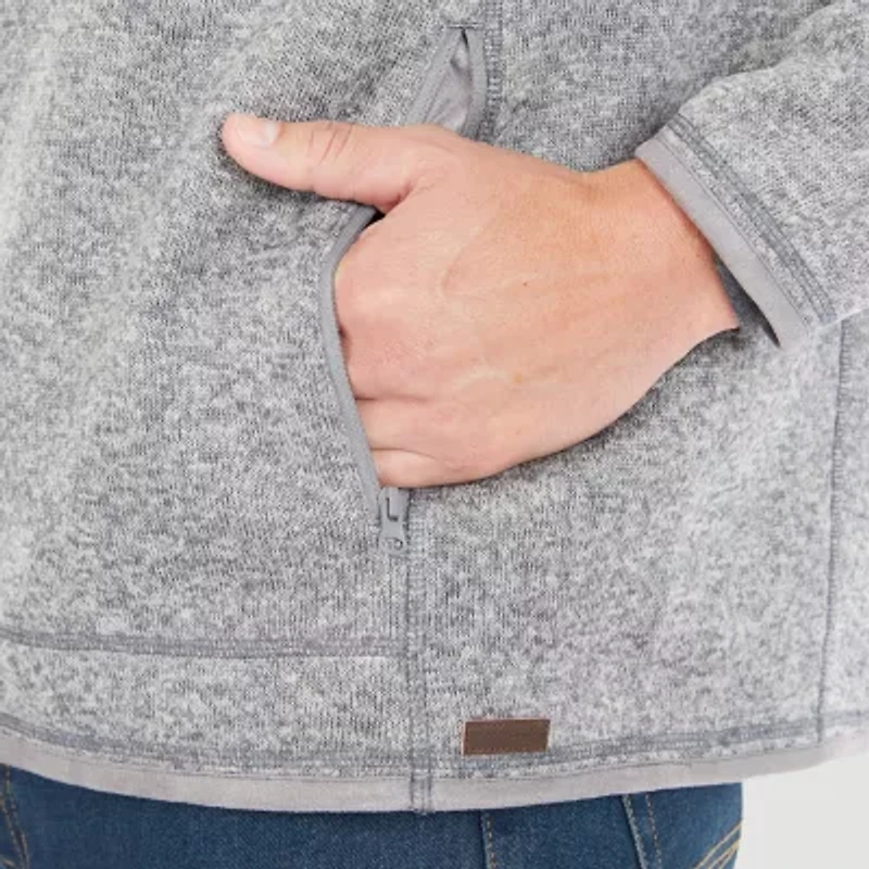 Hallstatt® Mens Mock Neck Long Sleeve Quarter-Zip Pullover