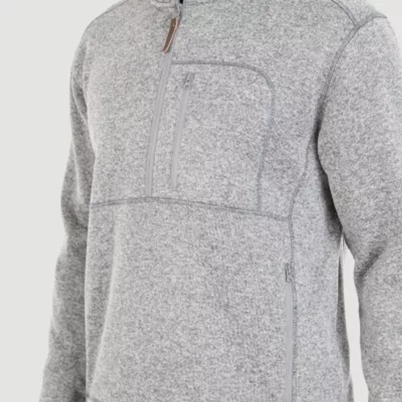 Hallstatt® Mens Mock Neck Long Sleeve Quarter-Zip Pullover