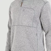 Hallstatt® Mens Mock Neck Long Sleeve Quarter-Zip Pullover