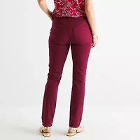 Liz Claiborne Womens Sara Mid Rise Slim Fit, Skinny Leg Jean