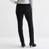 Liz Claiborne Womens Straight Pull-On Pant