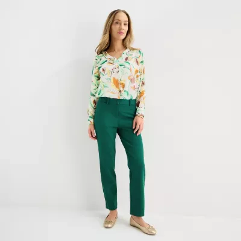 Liz Claiborne Womens Slim Pant