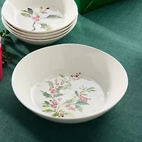 Certified International Holly And Vines Stoneware Serving Bowl