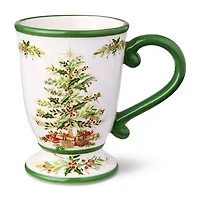 Certified International Holly Tree 4-pc. Holiday Coffee Mug