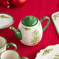 Certified International Holly Tree Ceramic Teapot