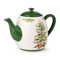 Certified International Holly Tree Ceramic Teapot