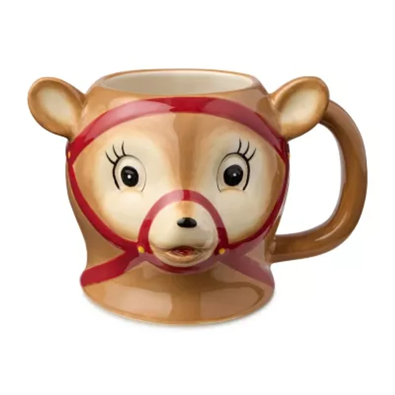 Certified International Santa'S Retro Christmas 4-pc. Holiday Coffee Mug