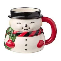 Certified International Santa'S Retro Christmas 4-pc. Holiday Coffee Mug