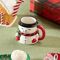 Certified International Santa'S Retro Christmas 4-pc. Holiday Coffee Mug