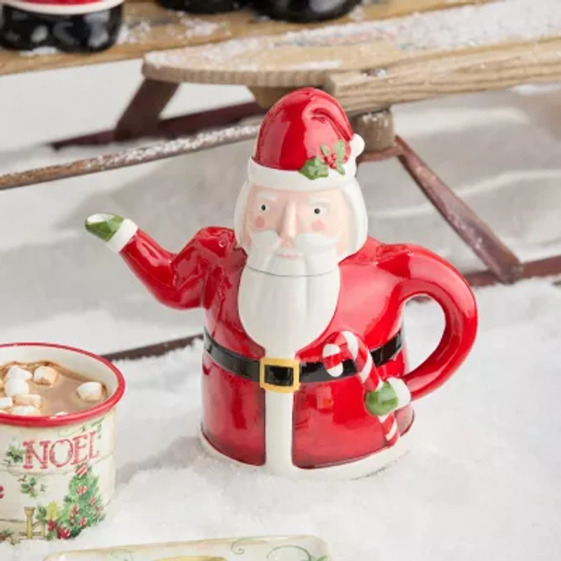 Certified International Nutcracker Parade Ceramic Teapot