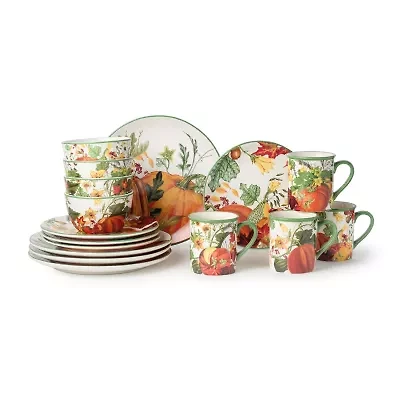 Certified International Harvest Fields 16-pc. Ceramic Dinnerware Set