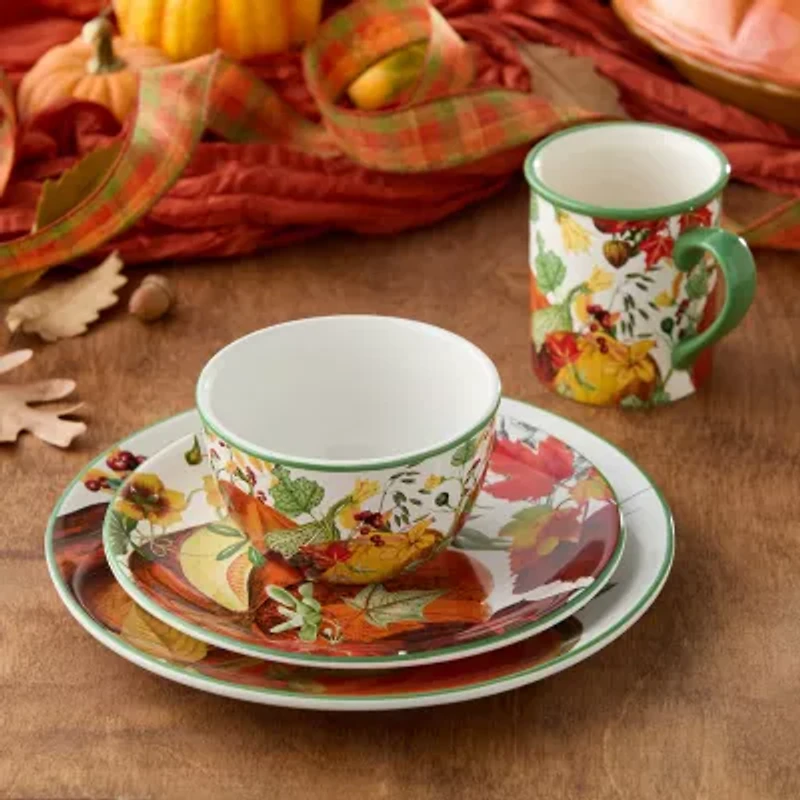 Certified International Harvest Fields 16-pc. Ceramic Dinnerware Set