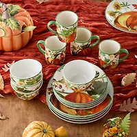 Certified International Harvest Fields 16-pc. Ceramic Dinnerware Set
