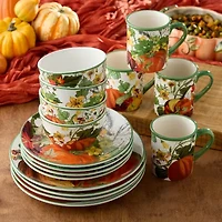 Certified International Harvest Fields 16-pc. Ceramic Dinnerware Set