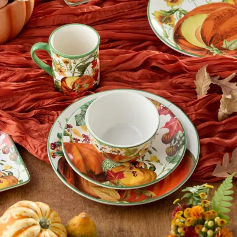 Certified International Harvest Fields 16-pc. Ceramic Dinnerware Set