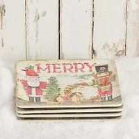 Certified International Nutcracker Parade 4-pc. Ceramic Dinner Plate