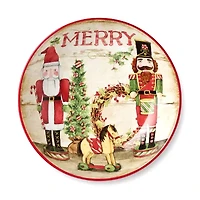 Certified International Nutcracker Parade Ceramic Serving Bowl