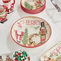 Certified International Nutcracker Parade Ceramic Serving Bowl
