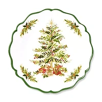 Certified International Holly Tree 4-pc. Melamine Dinner Plate