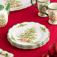 Certified International Holly Tree 4-pc. Melamine Dinner Plate