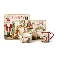 Certified International Nutcracker Parade 16-pc. Ceramic Dinnerware Set