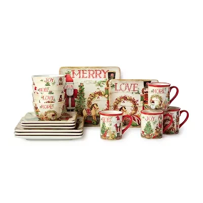 Certified International Nutcracker Parade 16-pc. Ceramic Dinnerware Set
