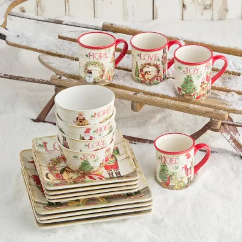 Certified International Nutcracker Parade 16-pc. Ceramic Dinnerware Set