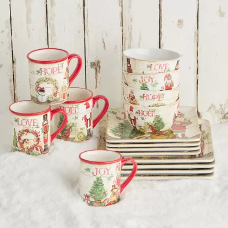 Certified International Nutcracker Parade 16-pc. Ceramic Dinnerware Set