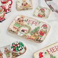 Certified International Nutcracker Parade Ceramic Serving Platter
