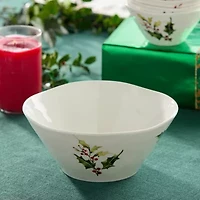 Certified International Holly And Vines Stoneware Serving Bowl