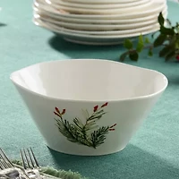 Certified International Holly And Vines Stoneware Serving Bowl