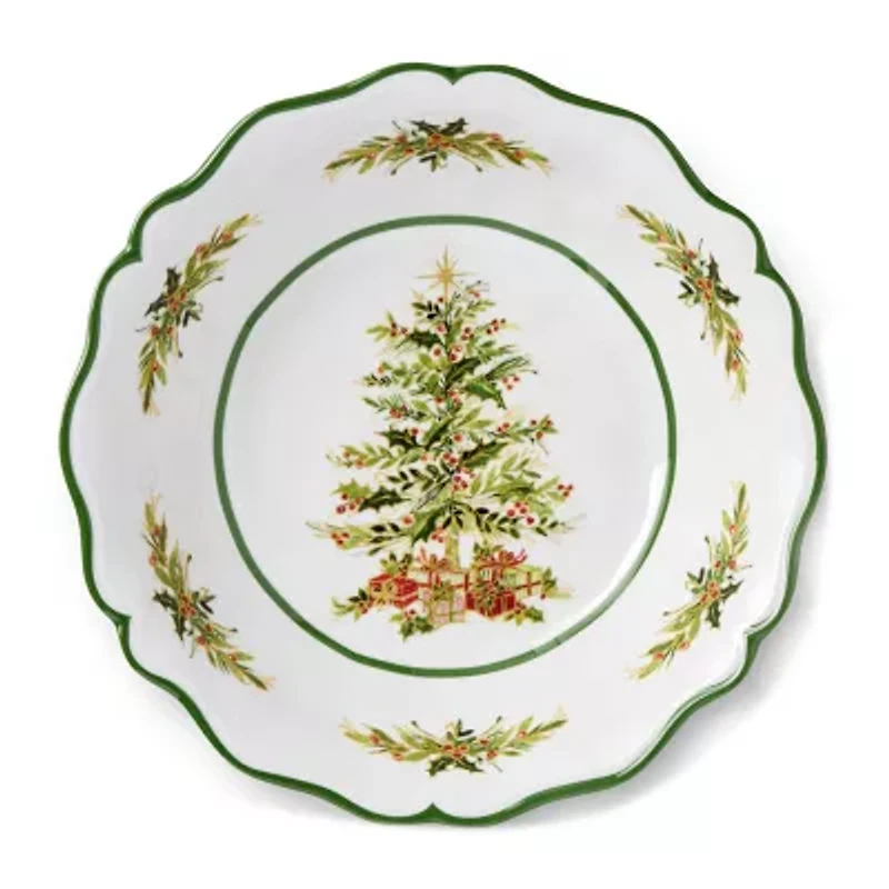 Certified International Holly Tree 4-pc. Melamine Soup Bowl