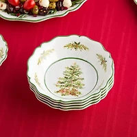 Certified International Holly Tree 4-pc. Melamine Soup Bowl