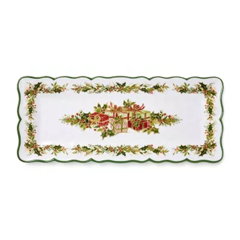 Certified International Holly Tree 2-pc. Serving Set
