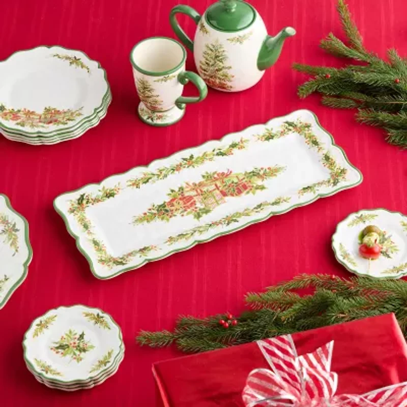 Certified International Holly Tree 2-pc. Serving Set