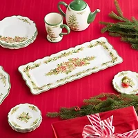 Certified International Holly Tree 2-pc. Serving Set