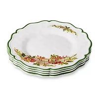 Certified International Holly Tree 4-pc. Melamine Salad Plate