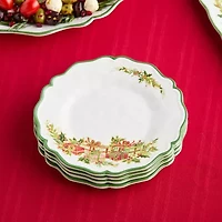 Certified International Holly Tree 4-pc. Melamine Salad Plate